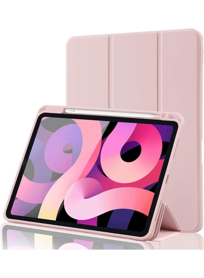 جراب لجهاز iPad Air مقاس 11 بوصة (2025 M3/2024 M2/Air 7 6 5 4) (2025/2024/2022/2020) مقاس 10.9 بوصة، مزود بحامل قلم Apple Pencil، وغطاء ذكي، ويدعم شحن قلم Apple Pencil، وخاصية التشغيل/الإيقاف التلقائي. - Image 1